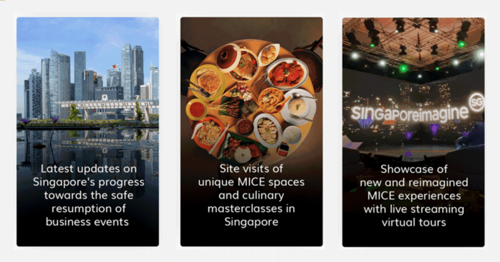 SingapoReimagine MICE Virtual Show- 3-4 March 2021 2 SingapoReimagine