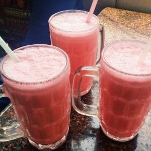 Best Chennai Street Food - Rose milk