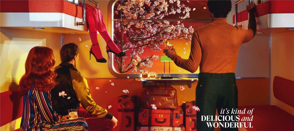 Its Kind of Delicious and Wonderful Train Still “It’s kind of delicious and wonderful,” says Glenmorangie in its new brand campaign in India