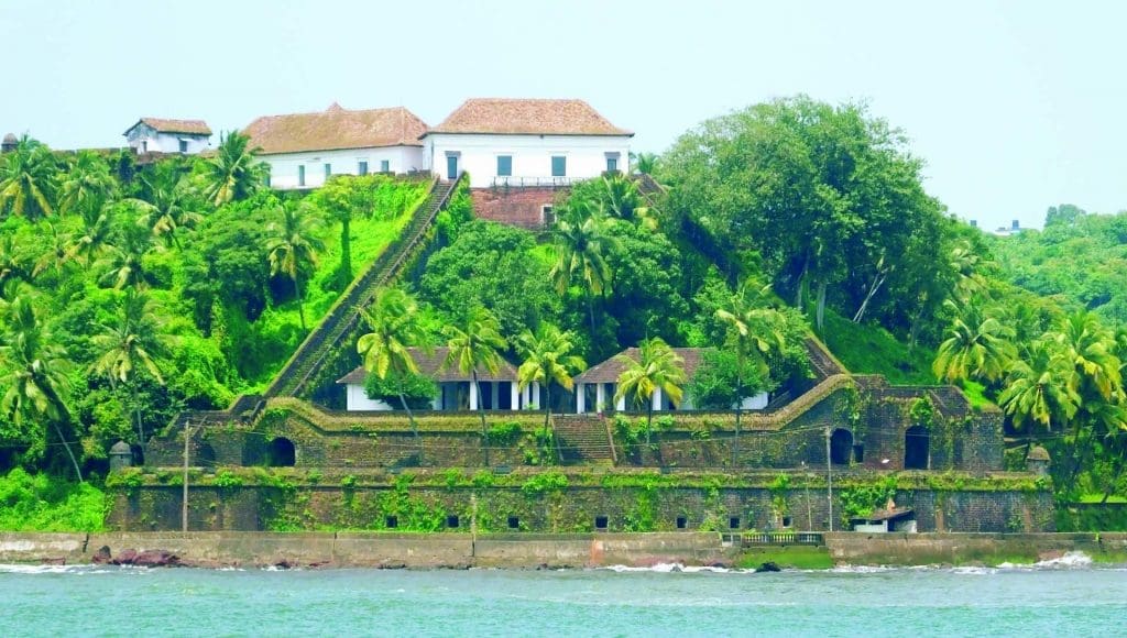 Reis Magos Fort View from Mandovi River 4 of the best Islands to visit in India for your next holiday