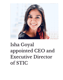 Isha Goyal appointed CEO Stic 