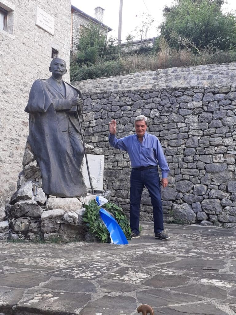 Captain Jim in his ancestral village