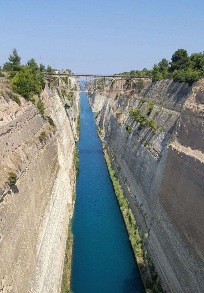 Syrrako in Greece - Corinth Canal