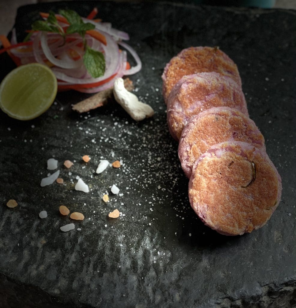 Kand ki tikki by Exec Chef Ranjan Rajani, Hotel Sahara Star for Navratri