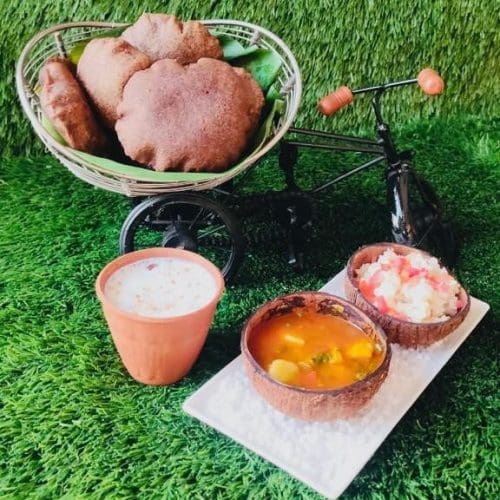  Kuttu ki Poori with Aloo tamater ki Subzi - Favourite Dish to cook at Navratri