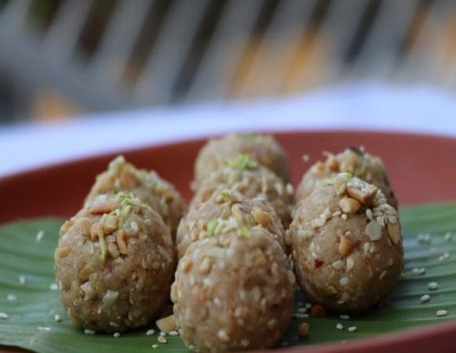 Moongfali Aur Till ke Laddoo for Navratri by  Chef Vikramjit Singh Ahluwalia  