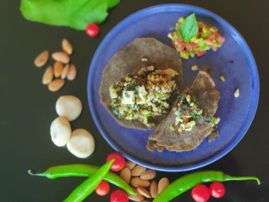 Stuffed Kuttu Quesadillas for Navratri by Exec Chef Mihir Kane