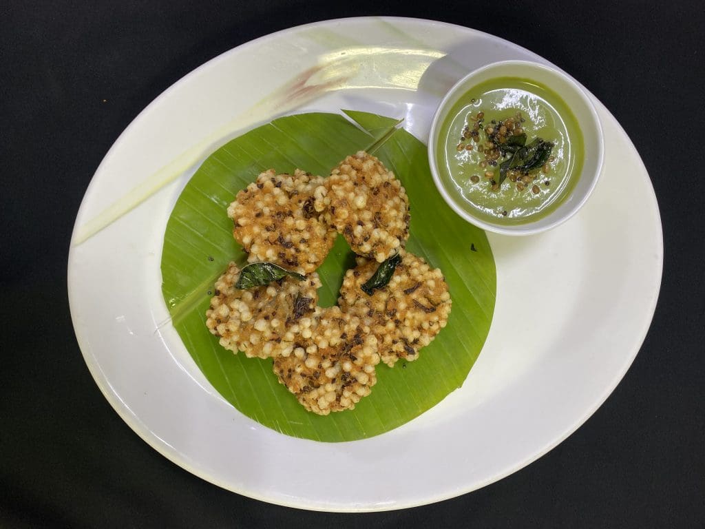 Sabudana Vada by Exec Chef Uchit Vohra, ITC Gardenia, Bengaluru