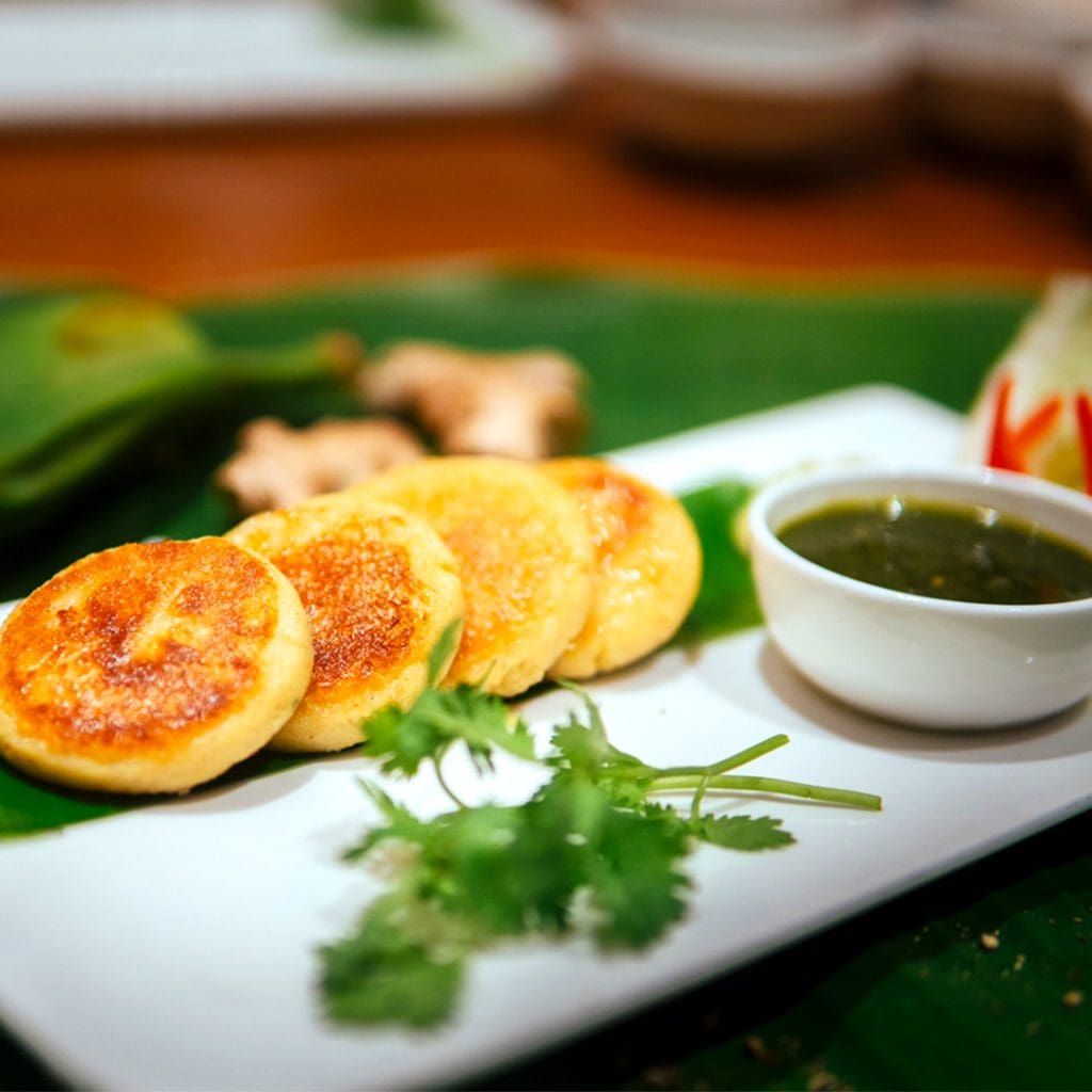 Phaldari Tikki for Navratri by Exec Chef Nagendra Singh, Taj Mahal, Lucknow