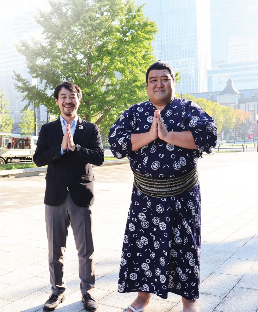 L-R  Yusuke Yamamoto San, Executive Director, Japan National Tourism Organization (JNTO) with Yoshinori Tashiro