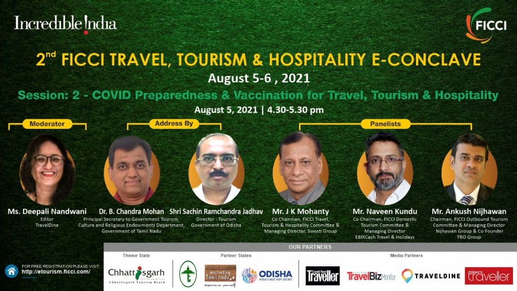FICCI to organise 2nd Virtual Edition of Travel, Tourism & Hospitality E-Conclave 4 Session 2 FICCI to organise 2nd Virtual Edition of Travel, Tourism & Hospitality E-Conclave