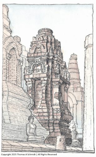 Book Review: The Bumbling Traveller is a great read with 250 sketches 5 Sketches in The Bumbling Traveller book