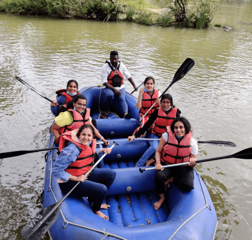 Coorg - River rafting across the Kaveri river 