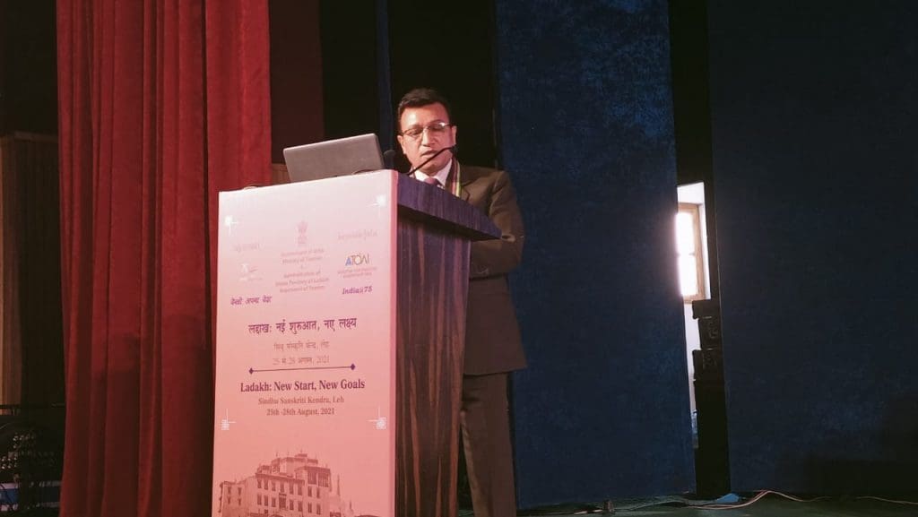 Ladakh New Start New Goals - a great event to remember 4 K. Mehboob Ali Khan, Secretary Tourism & Culture, UT Ladakh at New Start New Goals event