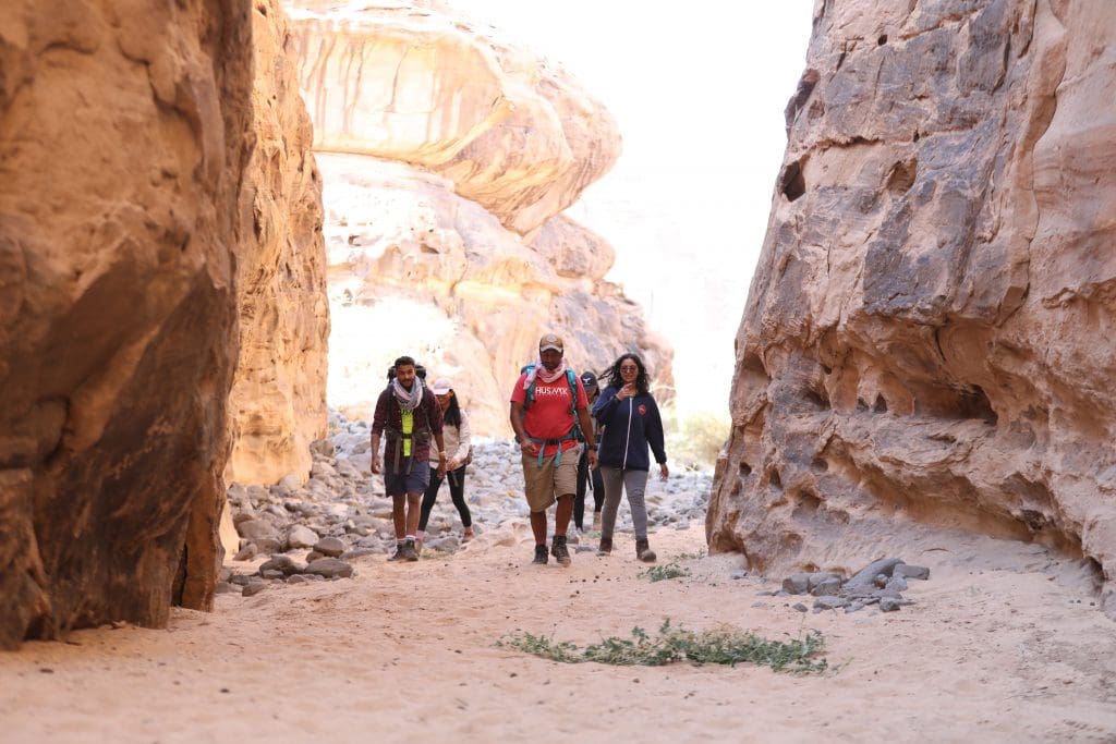 Night Hike the desert  Saudi Arabia