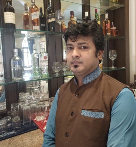 Ibiza Bartender RAJU PANJA Favourite Summer Cooler: Raju Panja, Bartender, Ibiza The Fern Resort & Spa, Kolkata