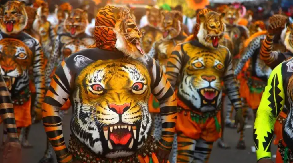 Kerala - Pulikali: The Grand Tiger Dance