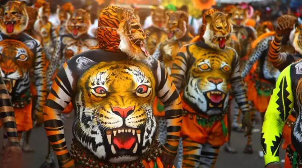 Kerala Pulikali- Tiger Dance