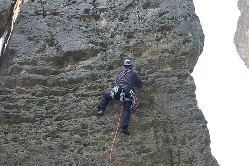 Rock climbing