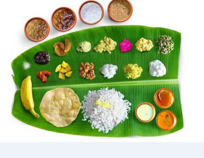 Onam - A culinary gala featuring over 25 traditional dishes 