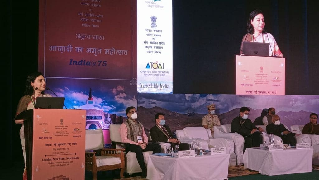 Ladakh New Start New Goals - a great event to remember 3 Rupinder Brar, Additional Director General, Ministry of Tourism, Government of India at New Start New Goals event