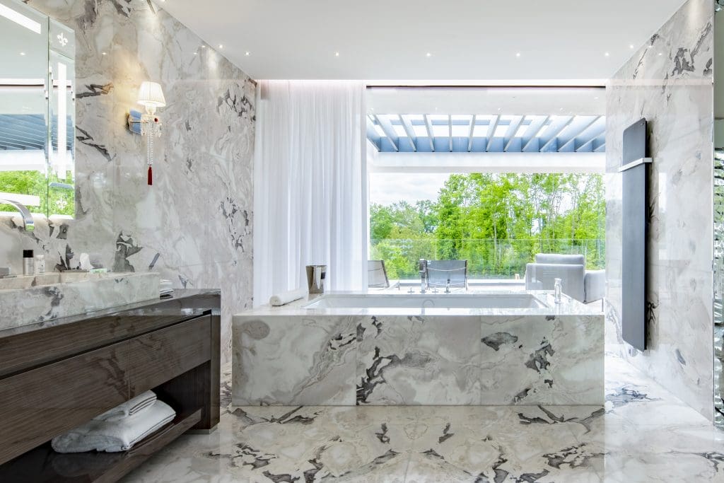 luxurious hotel bathrooms Ultima Geneva Grand Villa