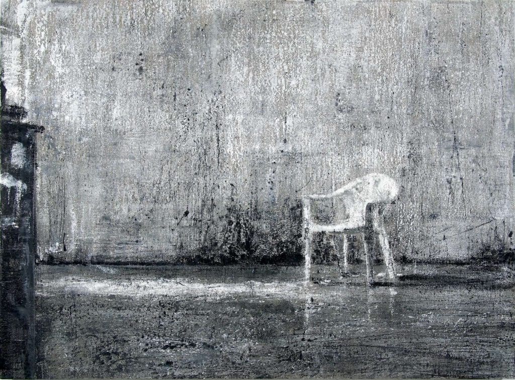 White Chair in Studio, 2021 - PHILIPPE COGNEE