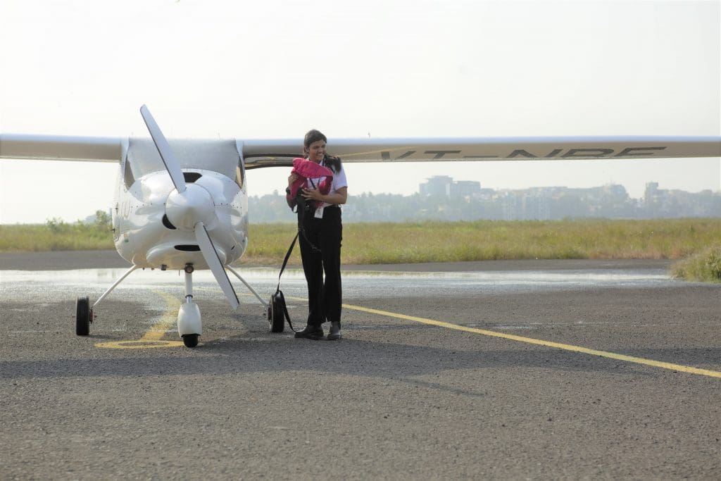 Aarohi Pandit touches down at Juhu in tribute to India’s first commercial flight by JRD Tata in 1932 1 Aarohi Pandit