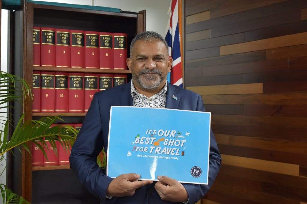 Minister for Tourism Hon. Faiyaz Koya Tourism Fiji - International borders reopen on Dec 1, 2021, for visitors to the paradise island