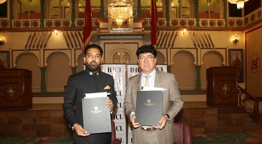 The signing of Gorbandh Palace
