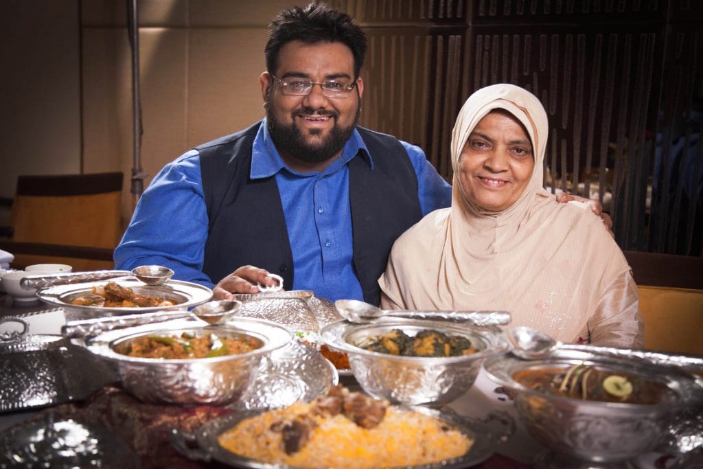 Holiday Inn Mumbai - Celebrity chef Osama Jalali and his mother Begum Nazish Jalali