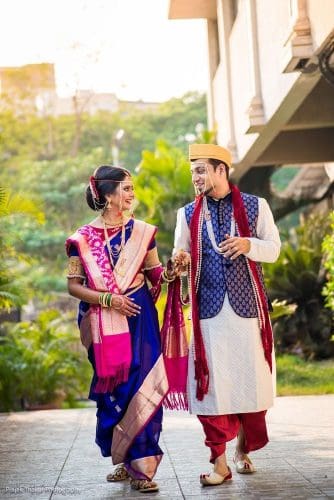   Traditional wedding in Maharashtra 