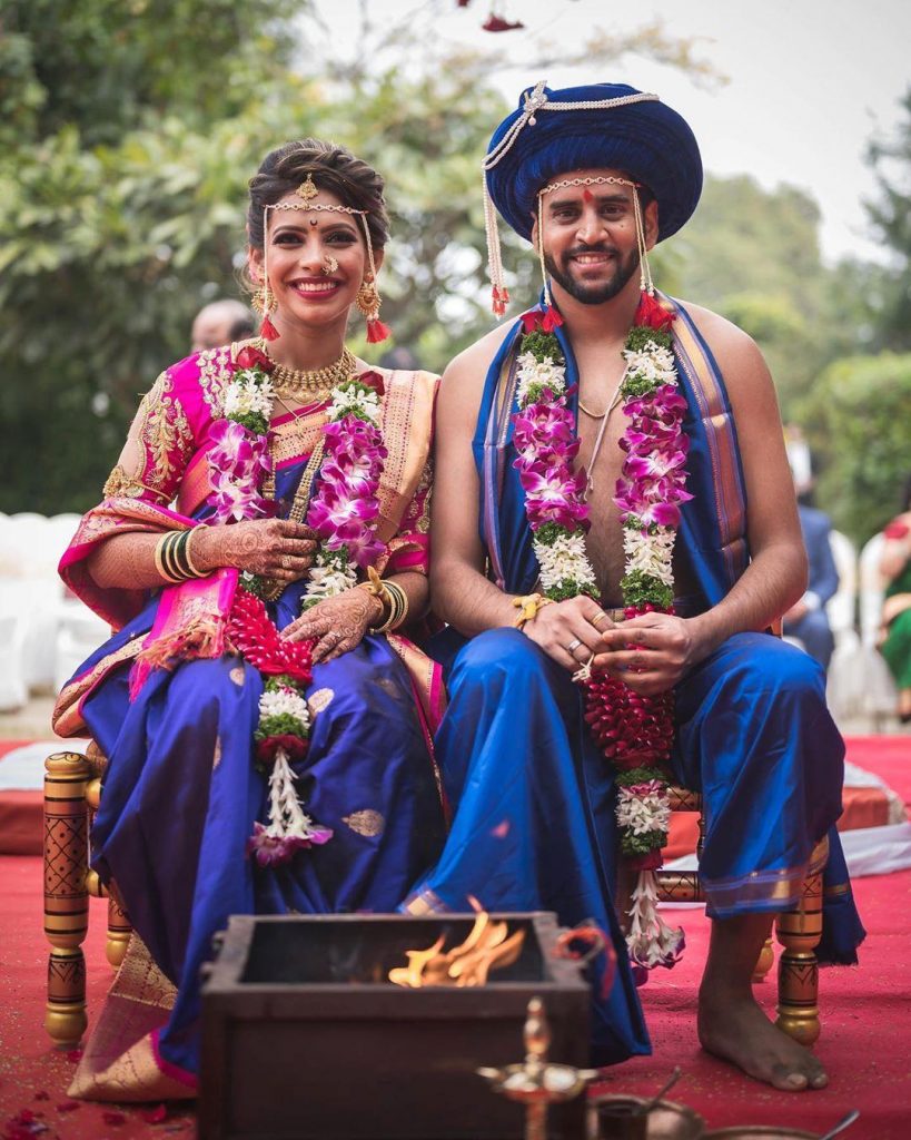   Traditional wedding in Maharashtra 