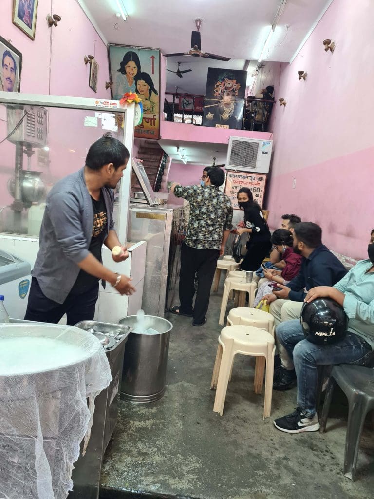 A-famous-kulfi-shop-at-Haridwars-Bada-Bazaar