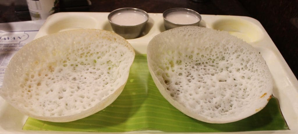 Appam served with Coconut Milk in Tamil Nadu 10 best street foods of Kerala