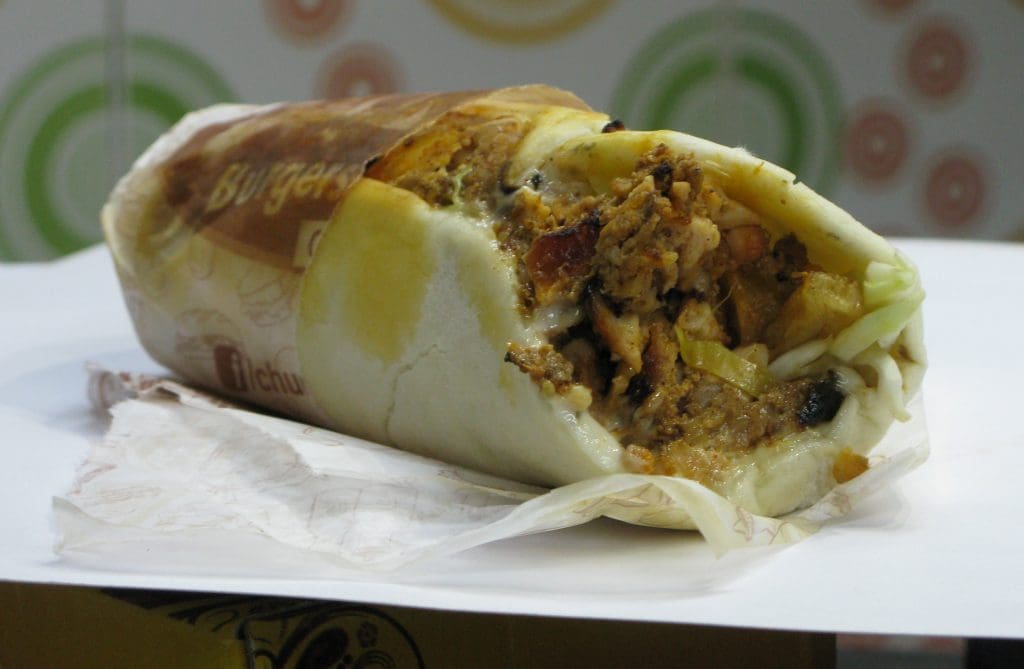 Best street food in Delhi - Chicken Shawarma Credit: Zebaarts 