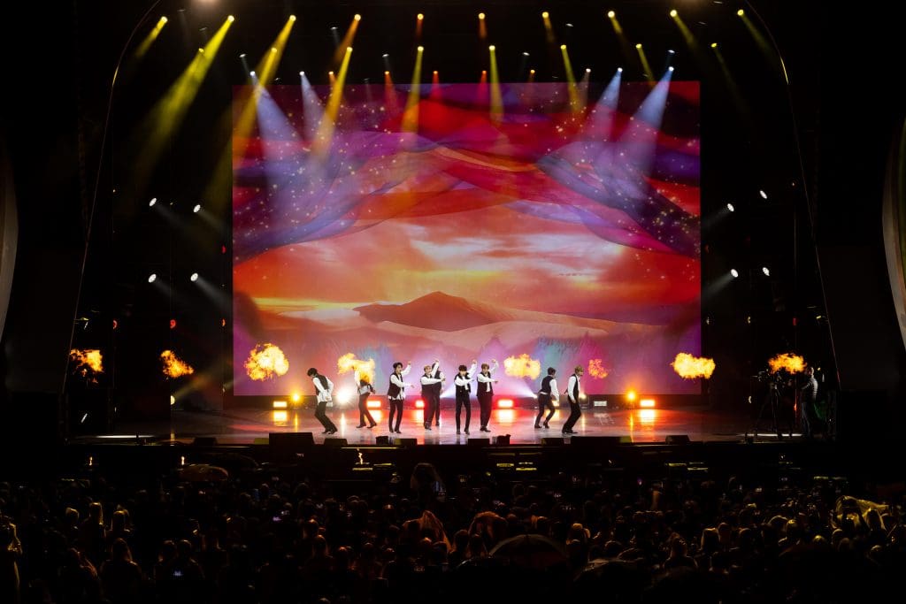 Expo 2020 Dubai. Golden Child perform during the K-Pop Concert at Jubilee Stage, (Photo by Christophe Viseux/Expo 2020 Dubai)