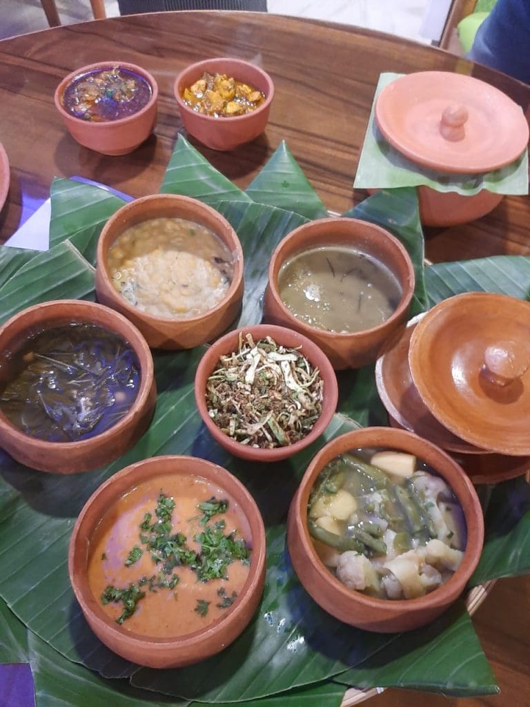 Assamese Traditional Food Thali