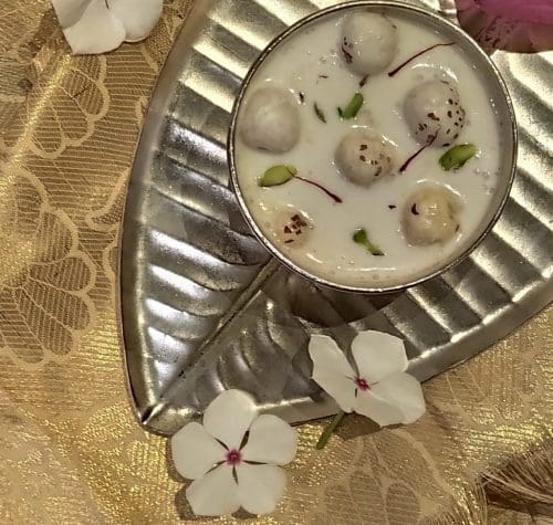 Phool makhane ki kheer for Navratri by Sr Exec Chef Ajit Bangera, ITC Grand Chola, Chenna