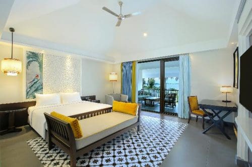 Chalet with balcony – lagoon view at Radisson Resort Pondicherry Bay