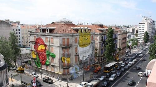 Street art surprises in Portugal GAU_OsGemeos