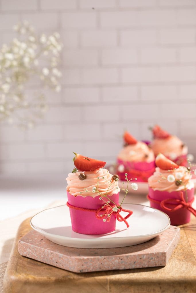 Strawberry cupcake