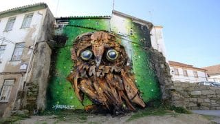 Street art surprises in Portugal 
Photo: Wool / Bordalo II