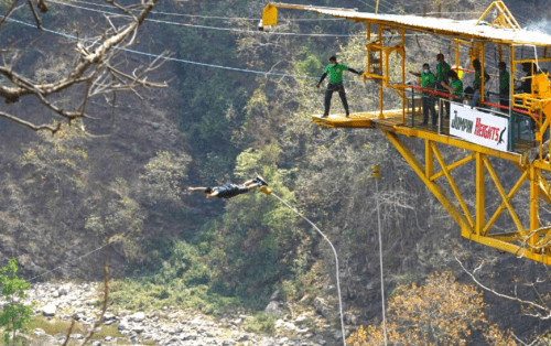 Bungee Jumping in Rishikesh pix Jumping Heights 