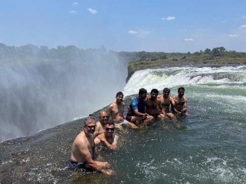 Journey of discovery in Zambezi  
Dip in the Devil’s Pool