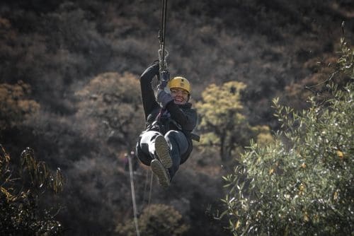 Zipline or valley crossing