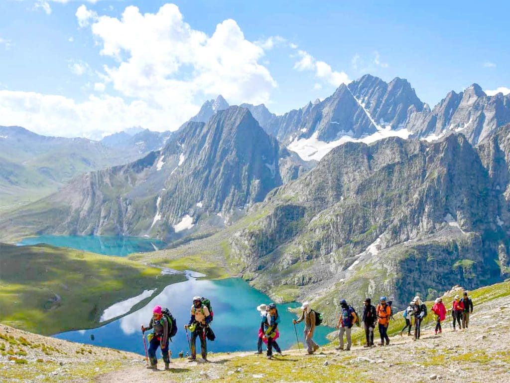 Trekking to the Thajiwas Glacier - scenic locations in Jammu and Kashmir