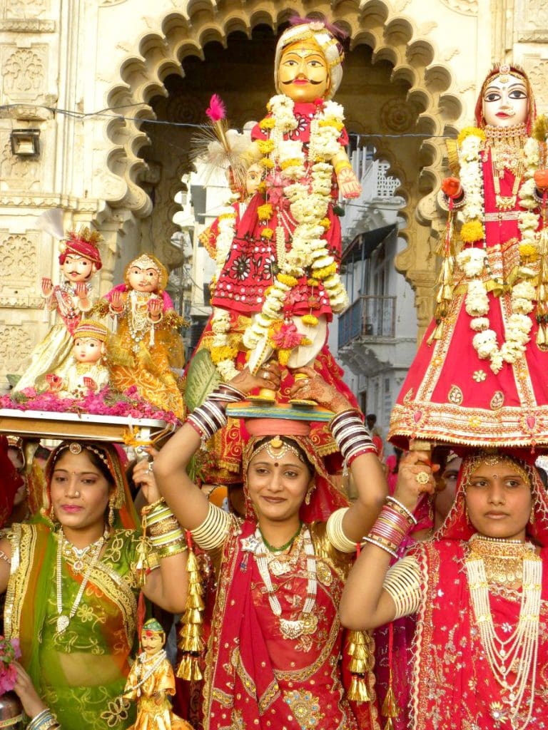 Vibrant Festivals and Fairs in March in India - Gangaur