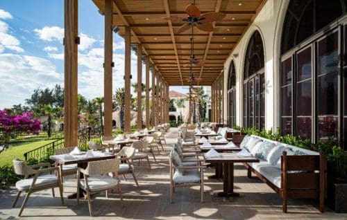  Alfresco seating at the all-day dining restaurant, ULIVO 
