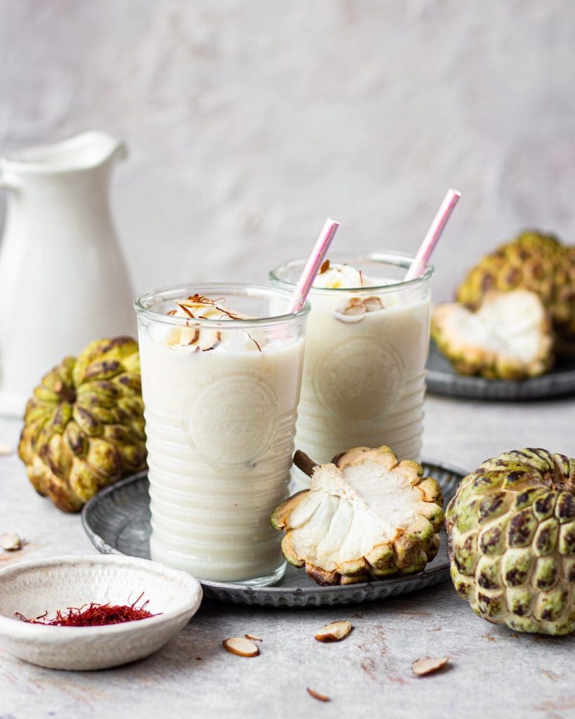 Festival fare: a wonderful world of 7 tasty vegetarian dishes to make at home 2 Sitaphal Milkshake -tasty vegetarian dishes to make at home